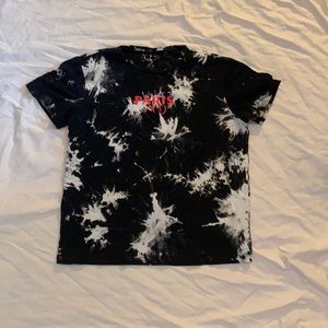 Shein black and white Paris t-shirt